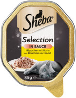 Sheba Selection in Sauce Häppchen mit Huhn 85 g Schale